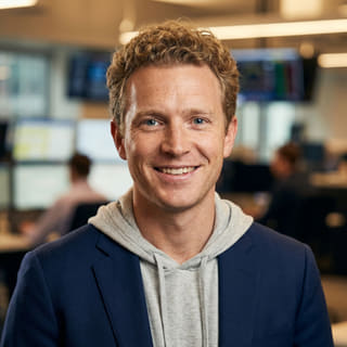 Ryan Brooks, listed as Lead Trading Analyst at Bright Kapitune, in a profile image